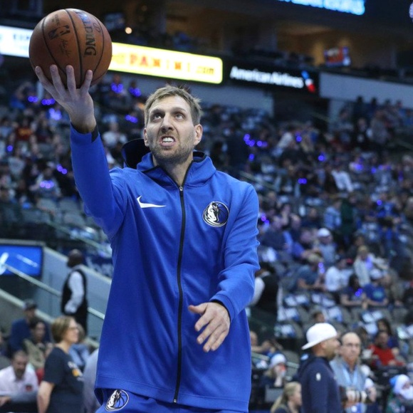 DALLAS MAVERICKS Official Team Warmup Jacket - From Dirk's Last Home Game - NWT - Picture 5 of 16